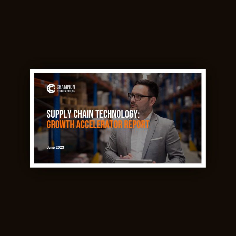 Supply Chain Technology Growth Accelerator Report